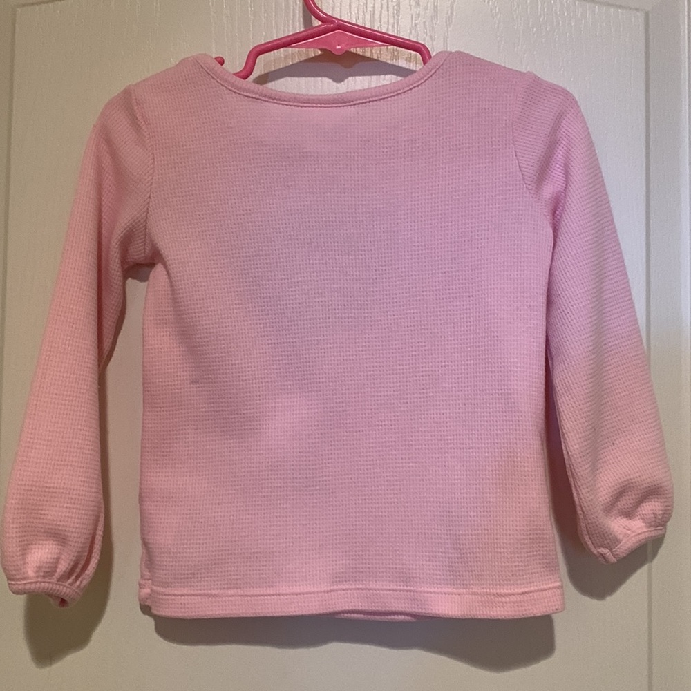 Used pink girl’s Koala kids long sleeve top blouse with small stain - Picture 2 of 16